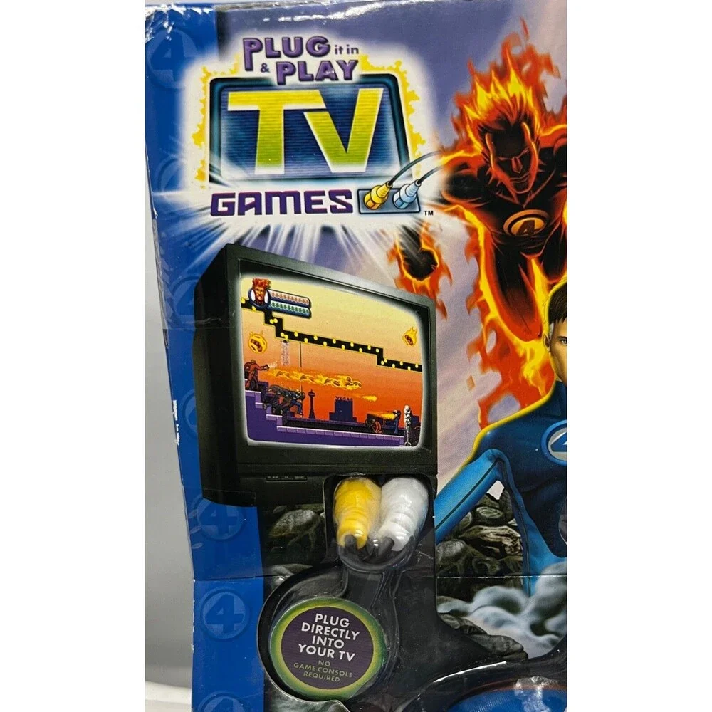 Fantastic Four plug-and-play TV Game - 0720634590974 - 5 Games in 1 ** BRAND NEW